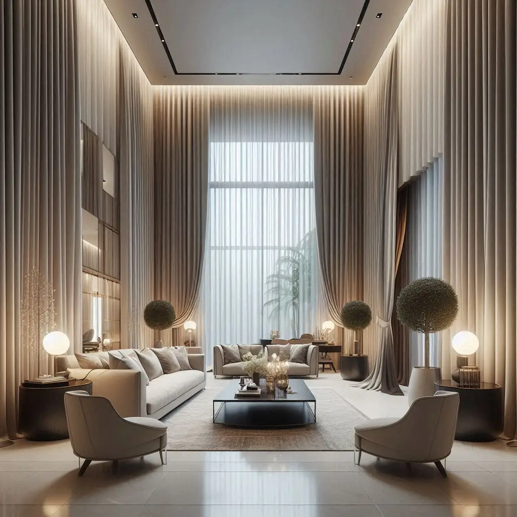 Floor-to-Ceiling Curtains