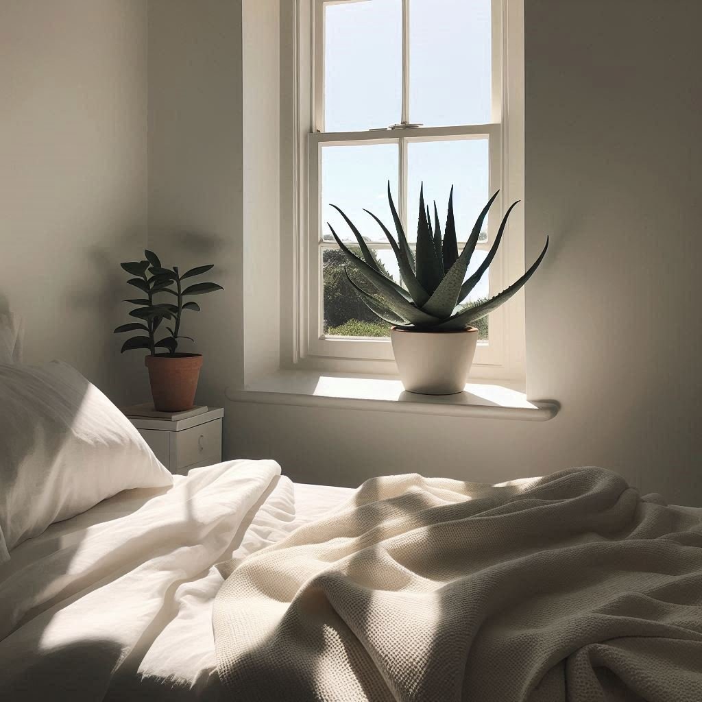 Aloe Vera plant bedroom