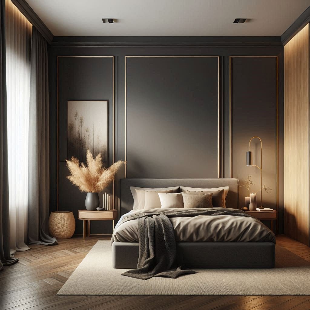 Charcoal Gray Elegance bedroom