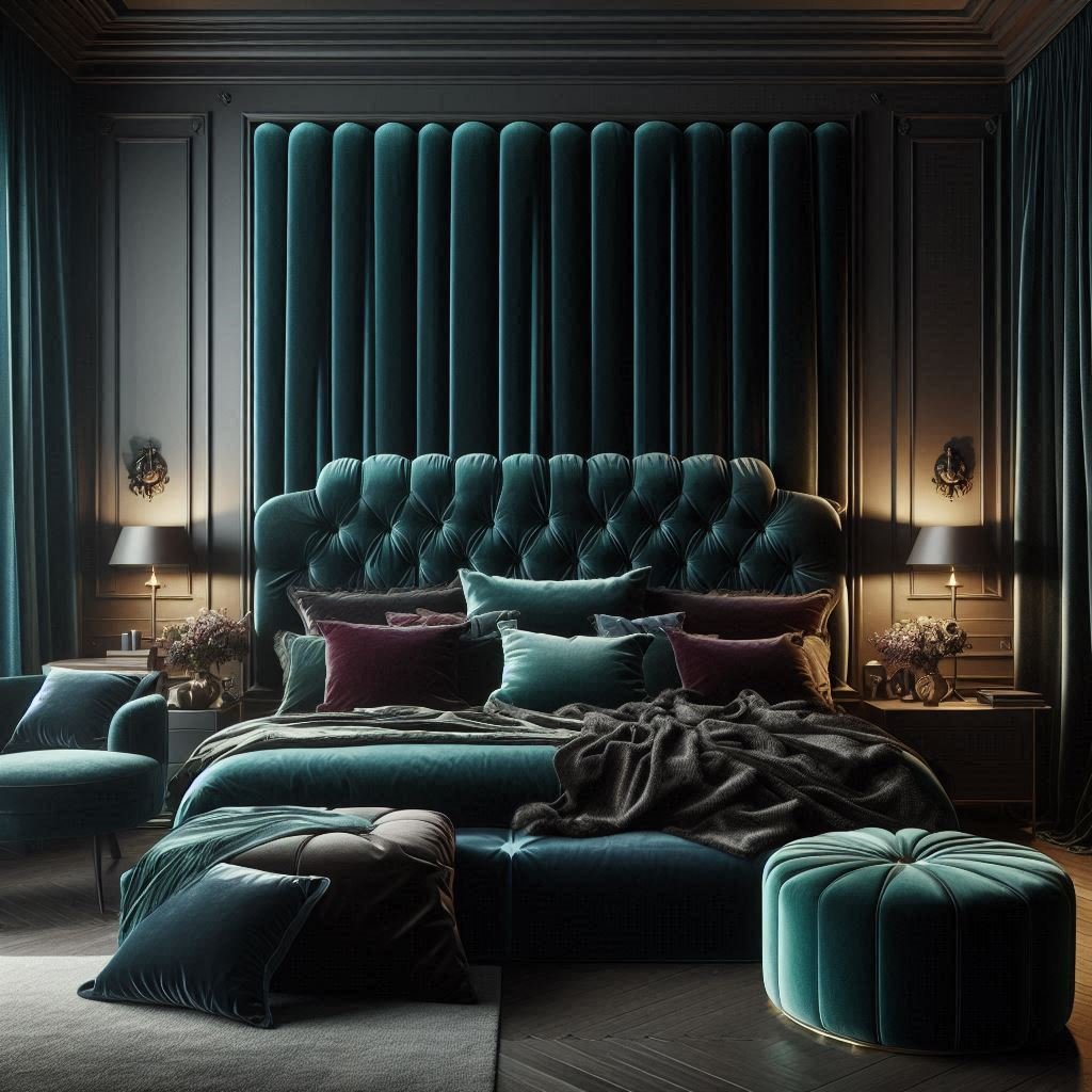 Velvet & Luxe Textures bedroom 