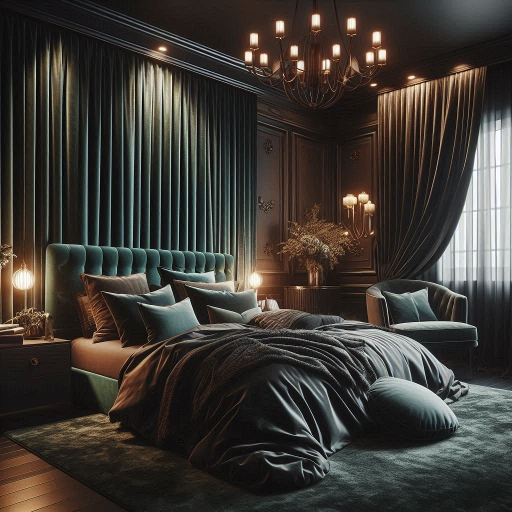 Velvet & Luxe Textures bedroom
