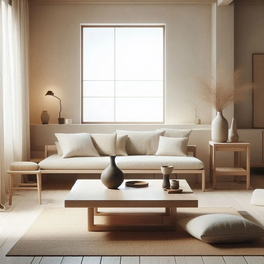 Decluttered, Peaceful Space living room