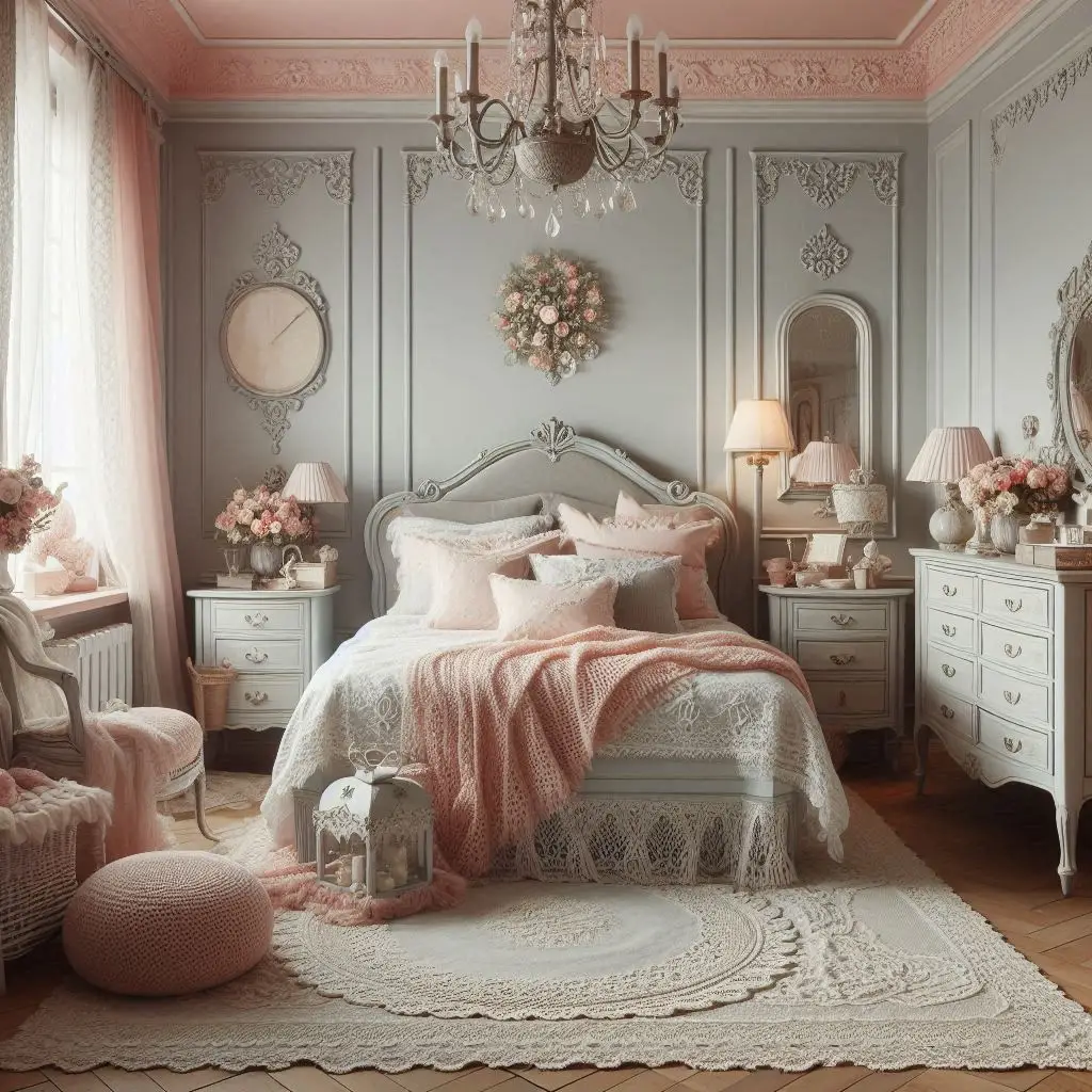 Vintage-Inspired Pink & Grey Palette