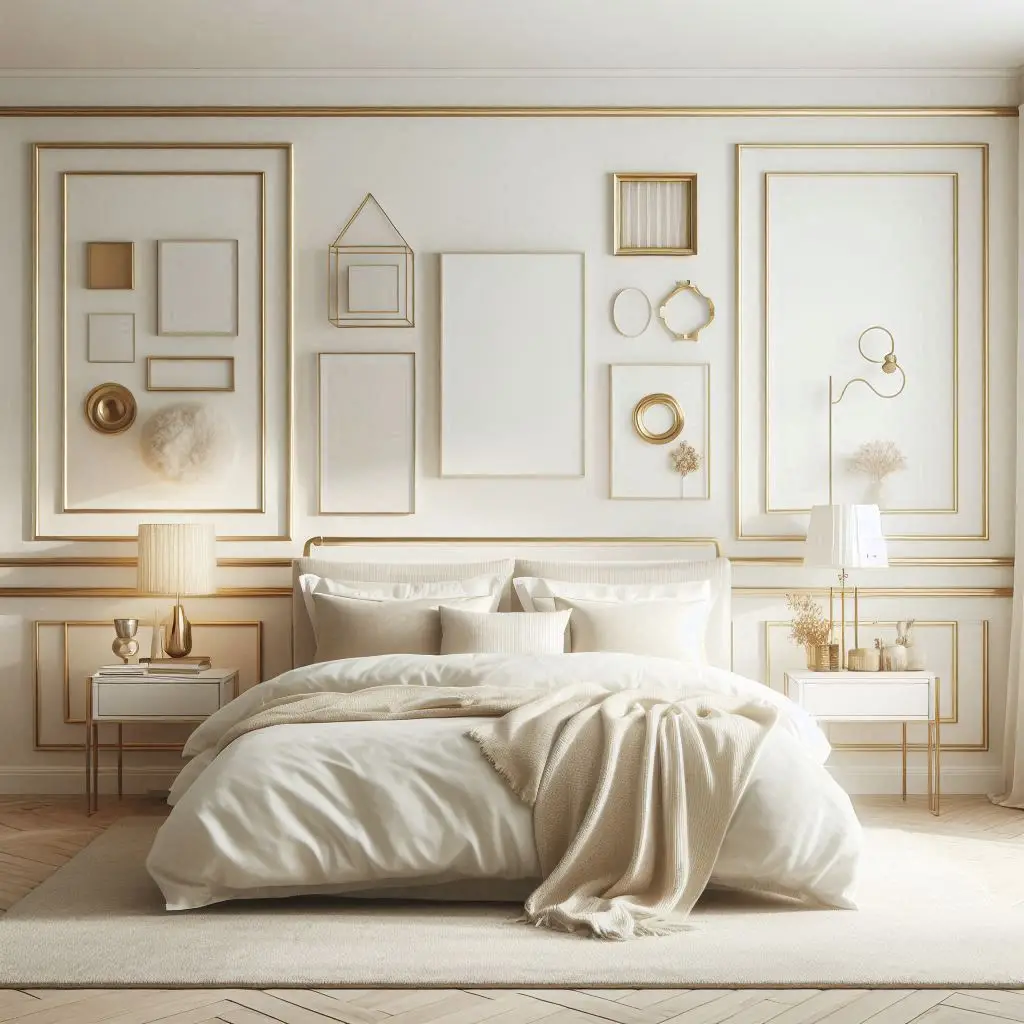Ivory & Gold bedroom