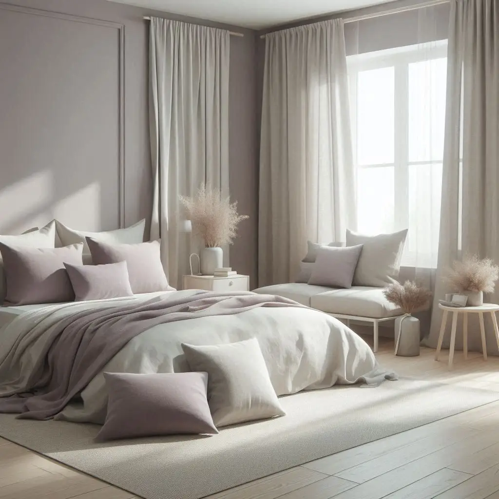 Dusty Lavender bedroom