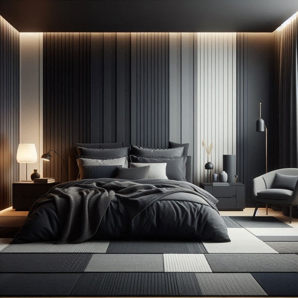 Monochrome Layering bedroom