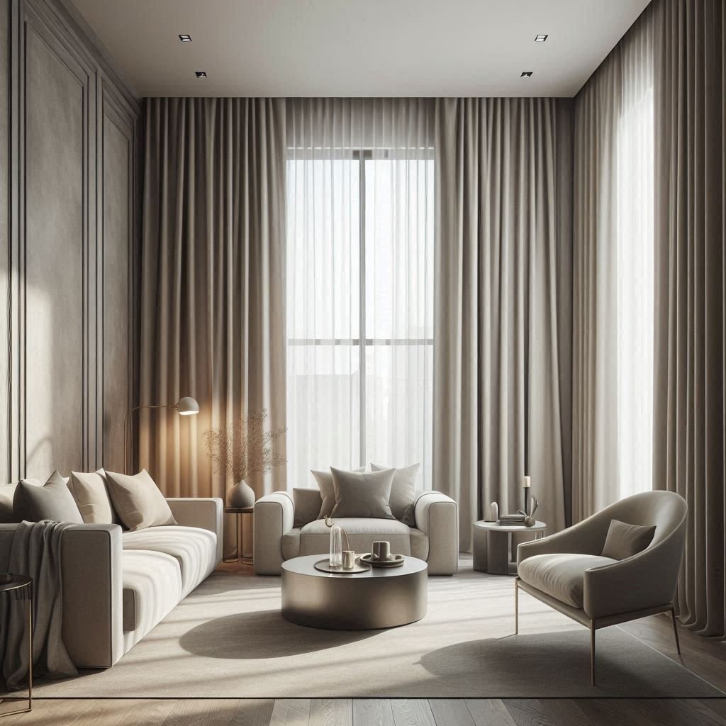 Neutral Shades curtain