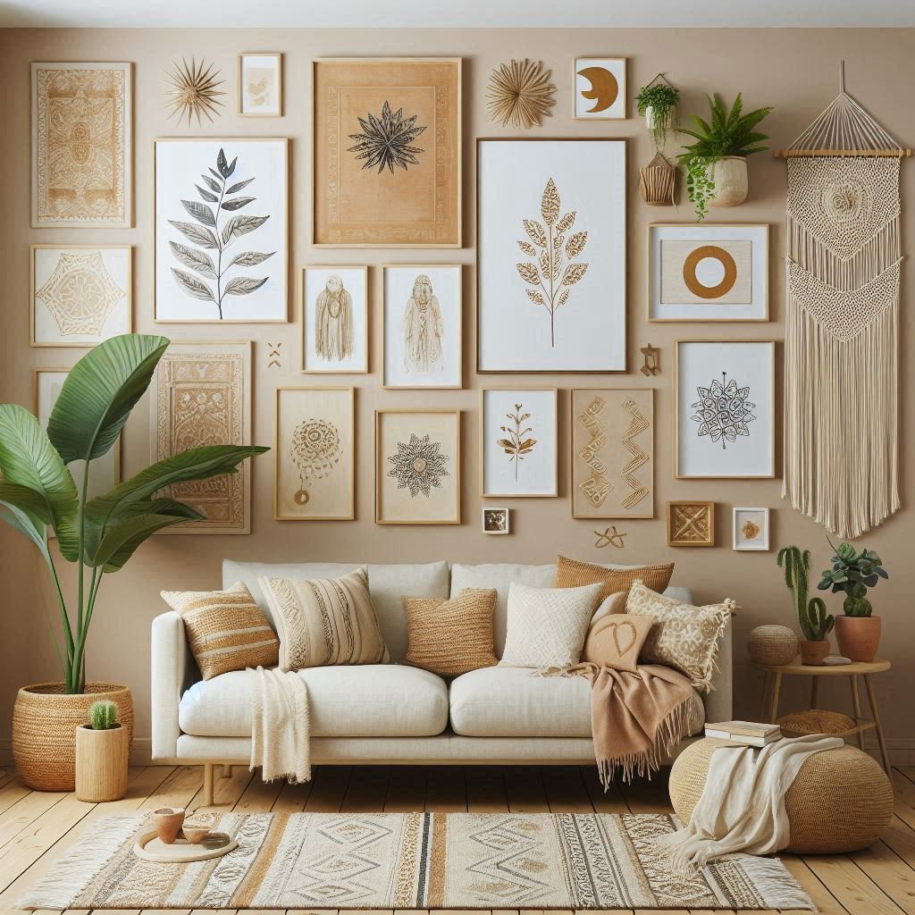 Botanical Boho Gallery Wall Styling

