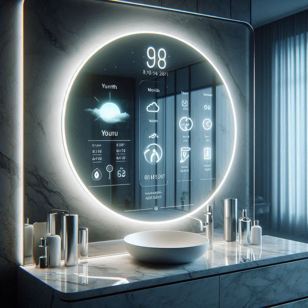 AI-Enabled Smart Mirrors bathroom