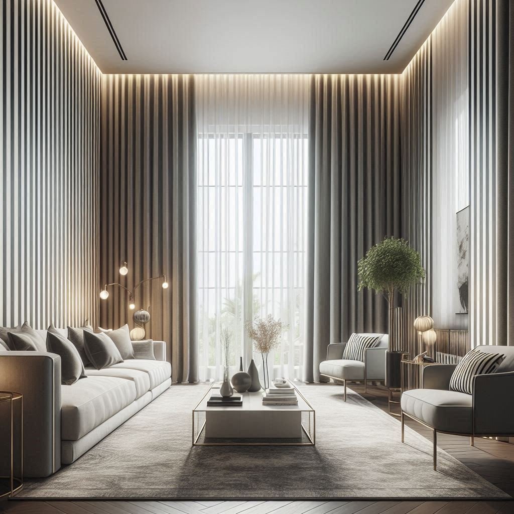 Vertical Striped Curtains