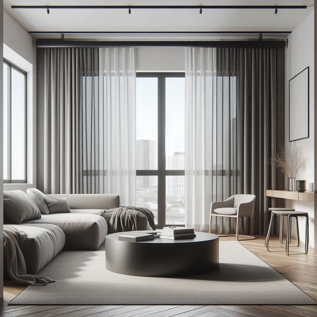 Sheer Gray Curtains