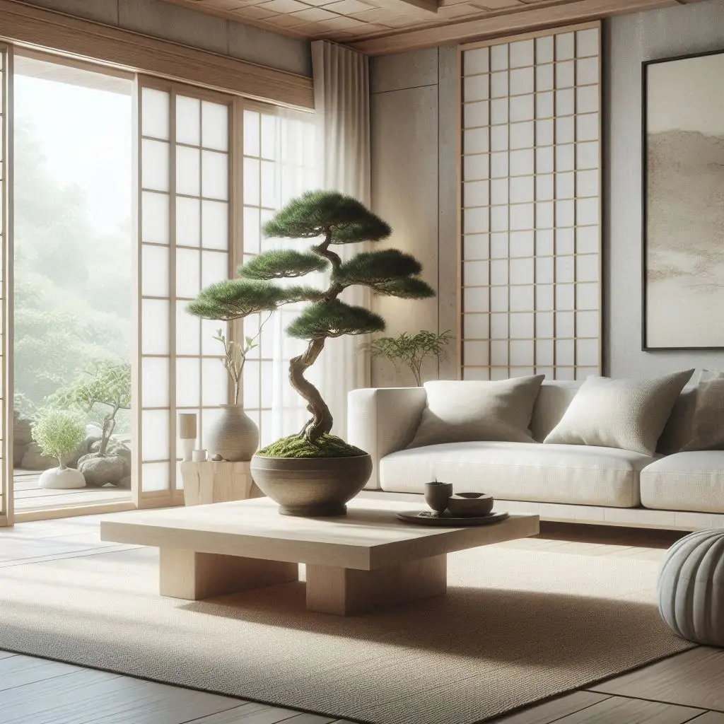 Indoor Bonsai Trees living room
