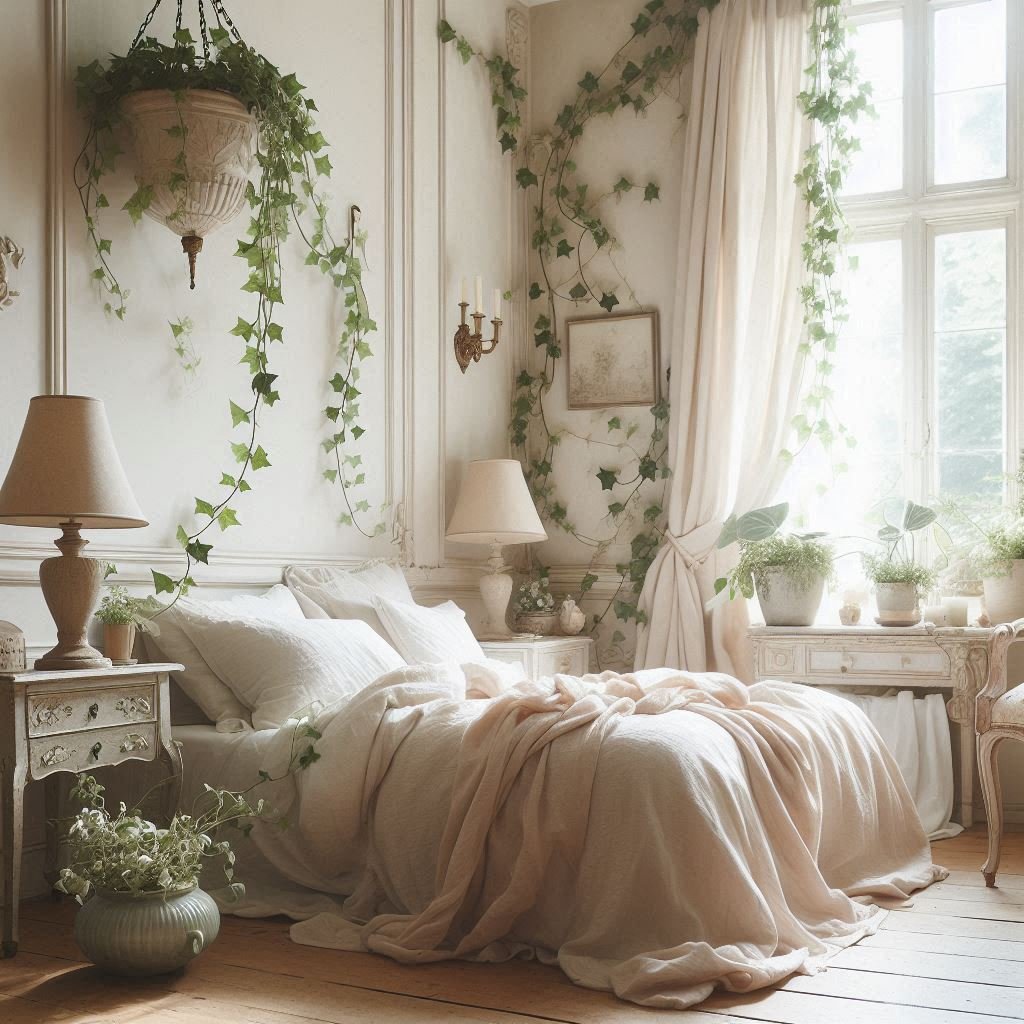 English Ivy plant bedroom