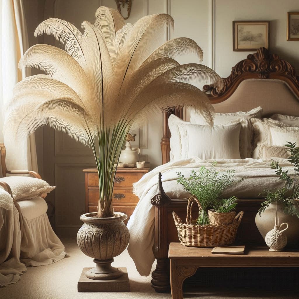 Parlor Palm in bedroom