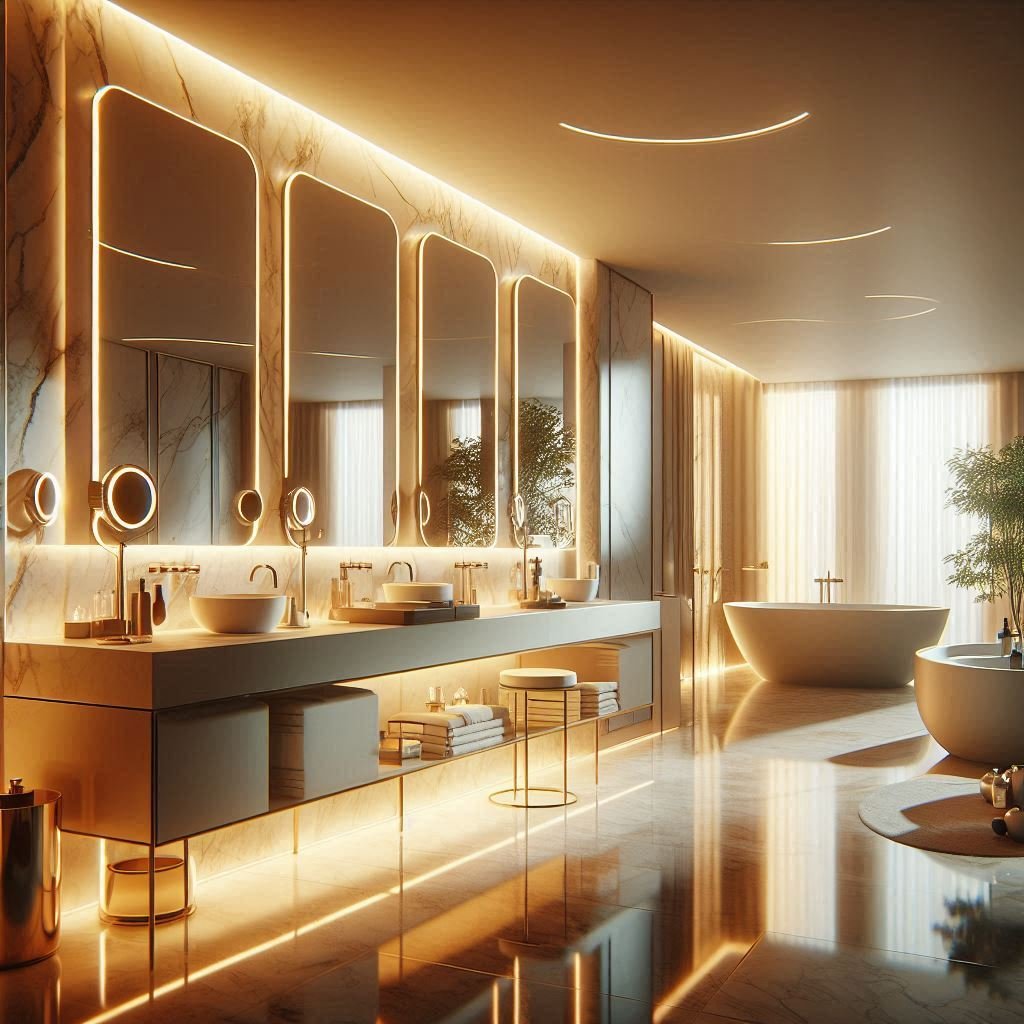 Intelligent Lighting bathroom