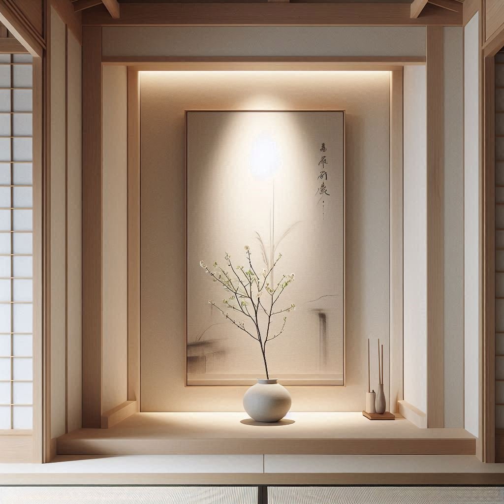 serene Japanese- living room