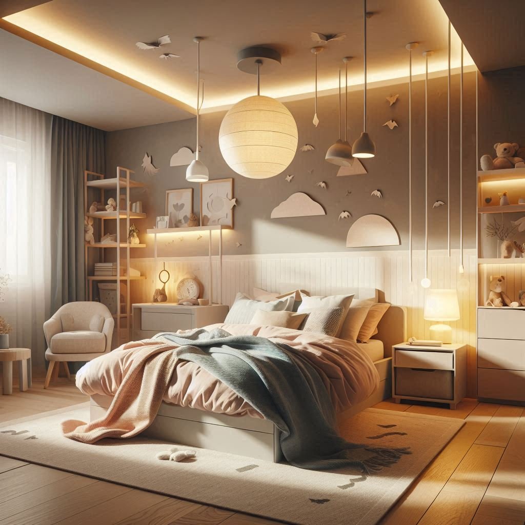 Lighting Set the Mood in kids room