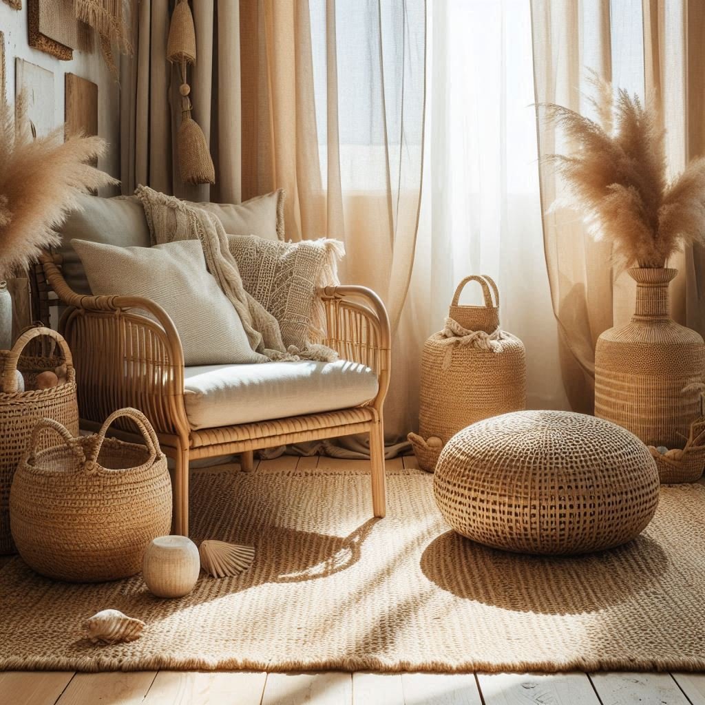 Layer Earthy Textures With Rattan, Jute & Seagrass