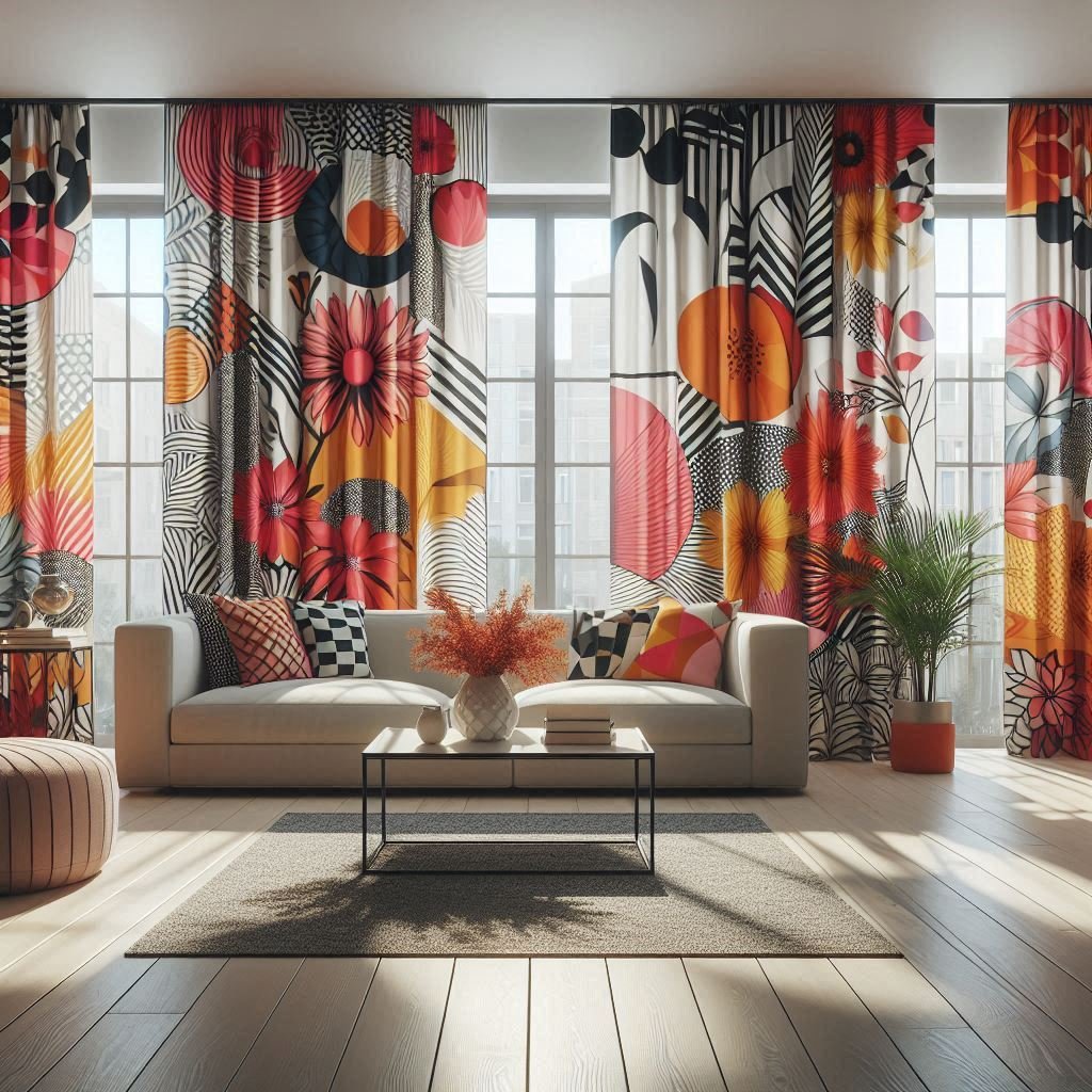 Bold Printed Curtains