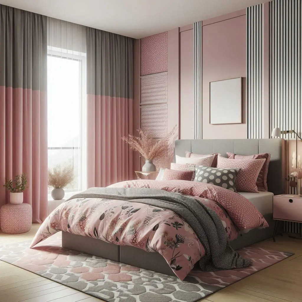 Pink Mirror Frame or Blush Vanity Table