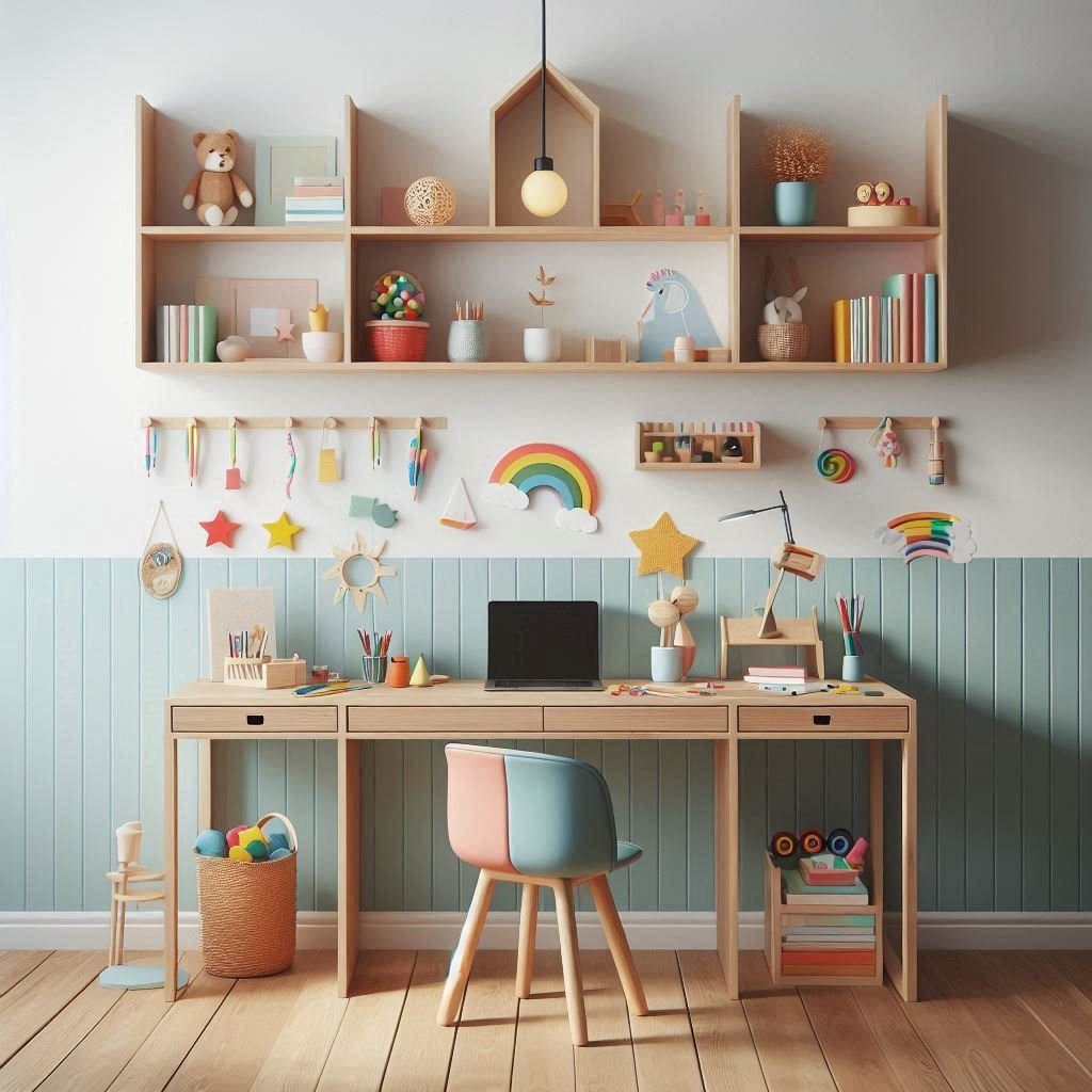 Floating Desks or Shelves kids room