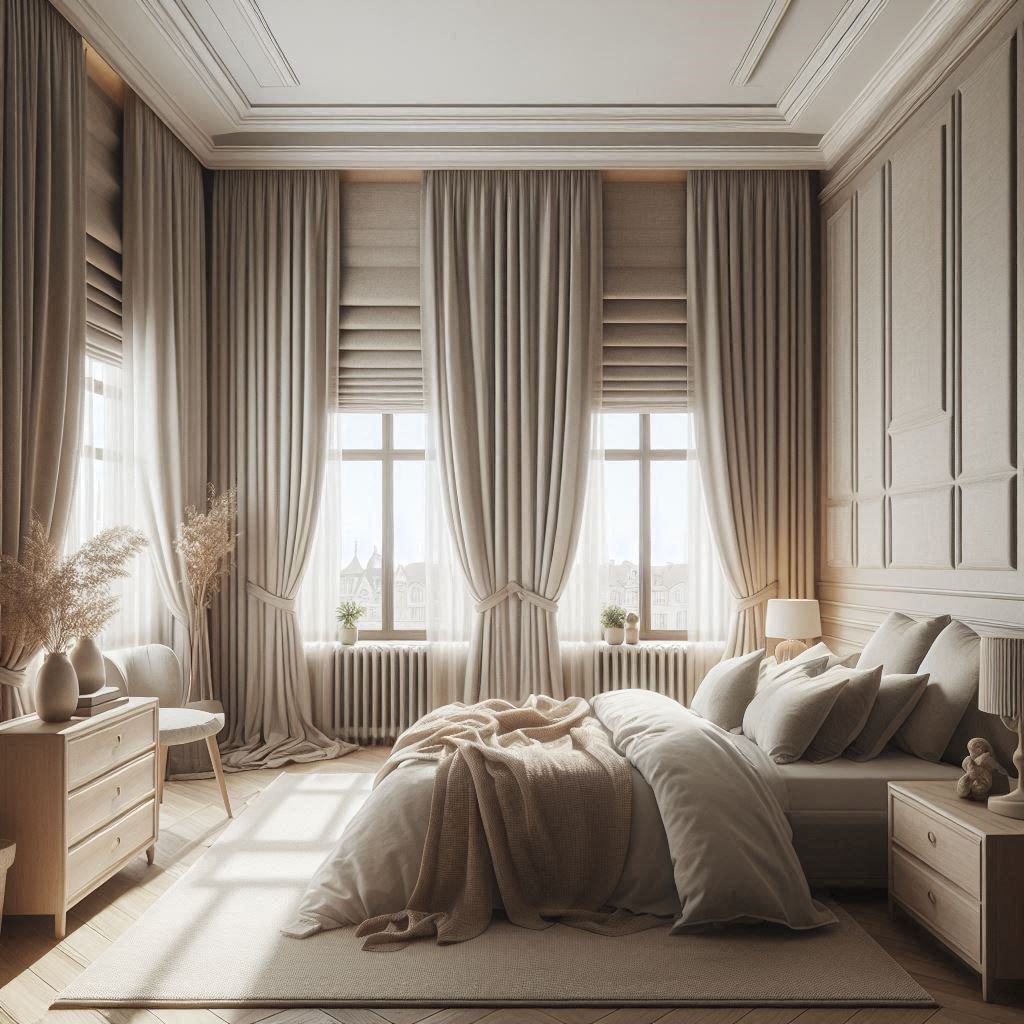 Layered Textures  curtain