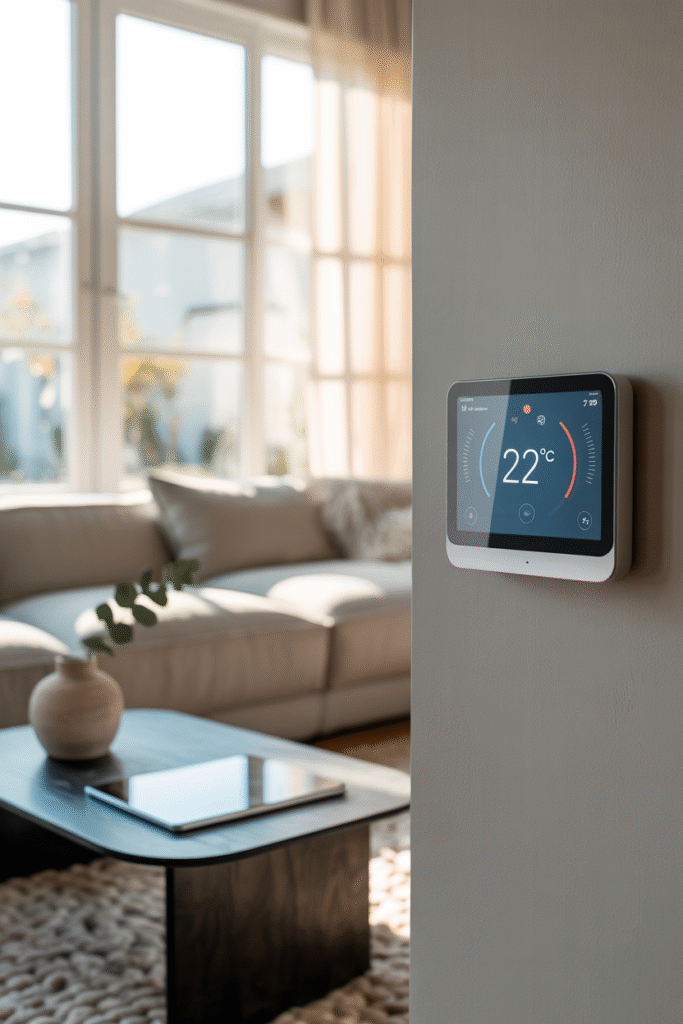 AI-Powered Smart Thermostat  living room