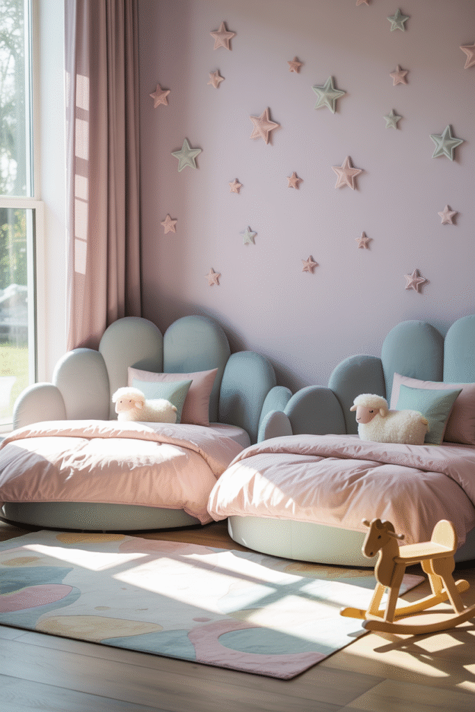 Round or Cloud-Shaped Beds