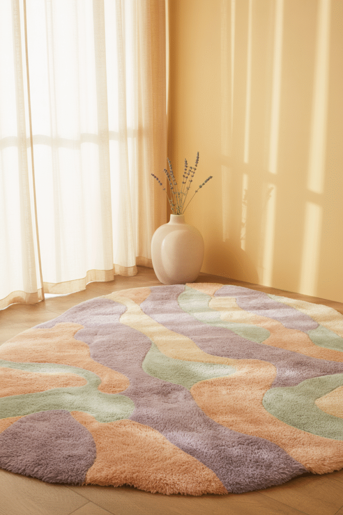 Pastel Rugs for Soft Comfort
