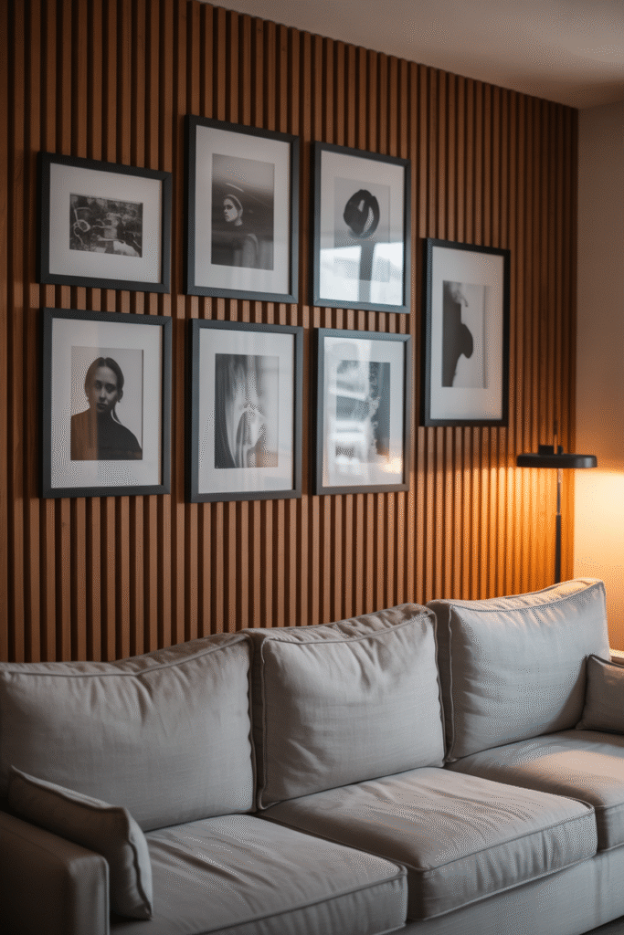 Gallery Wall with Art & Photos