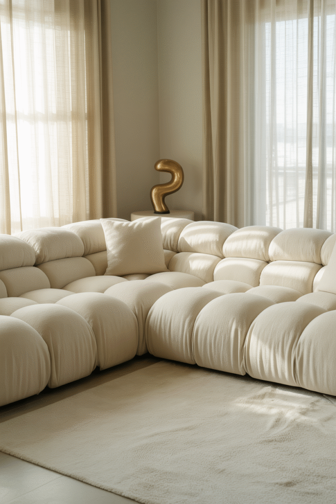 Cream Cloud Sectionals sofa