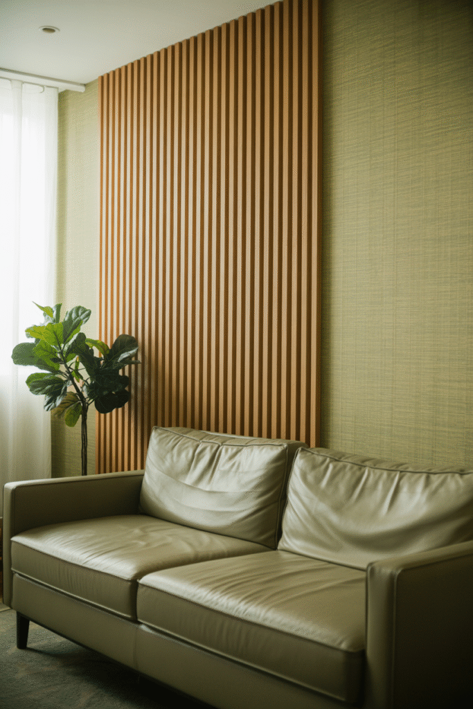 Textured Wallpaper living room