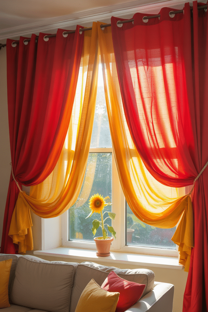 Bold and Bright Curtains for Energy