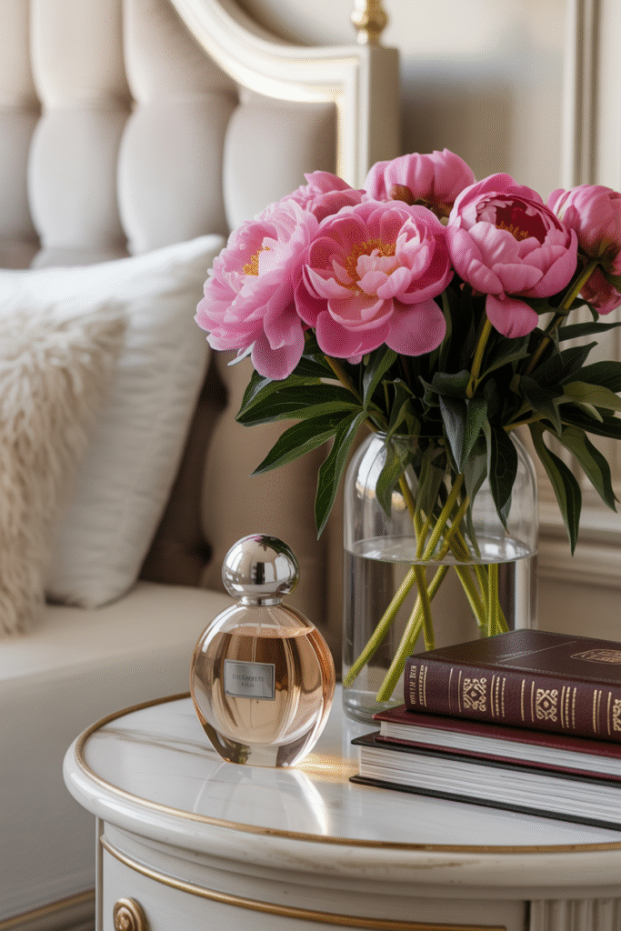 Personalized Touches
Fresh flowers, designer fragrances, and curated books on bedside tables give your space a welcoming, hotel-like vibe with a personal touch
