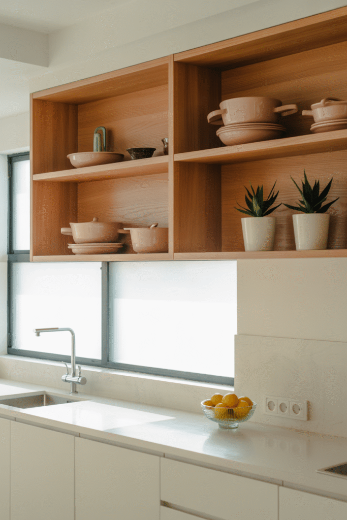 Minimalist Open Shelving