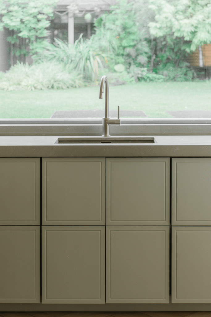 Sleek Handleless Cabinets kitchen