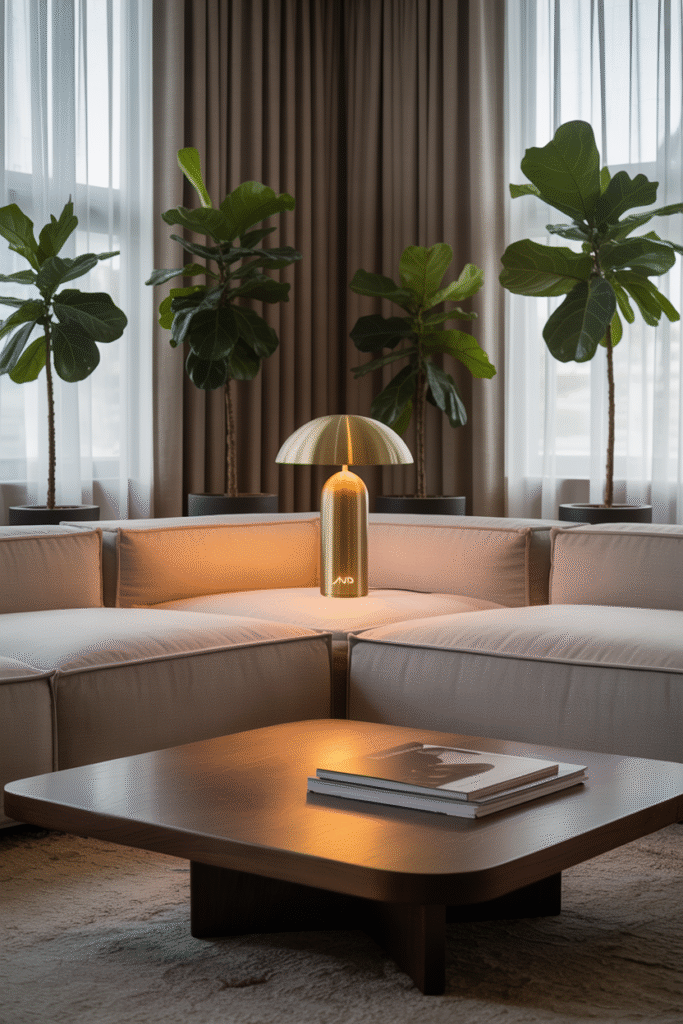 Voice-Activated Home living room