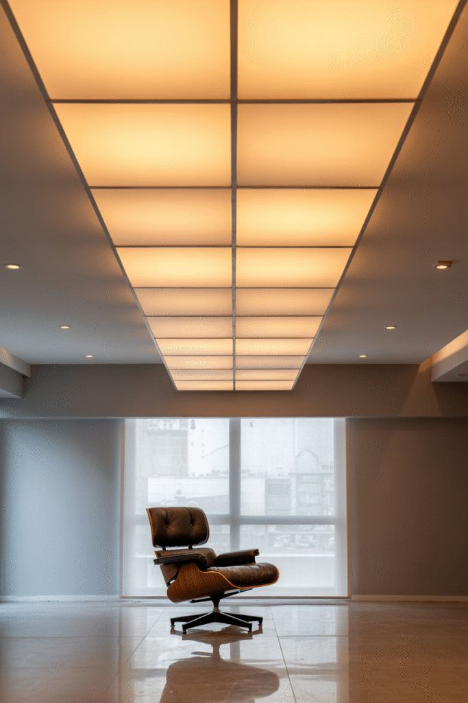 False Ceilings with LED Lighting
