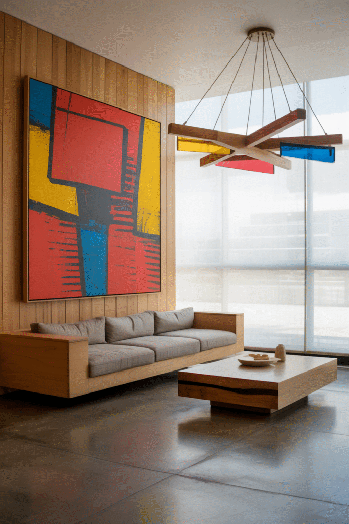 Combination of Wood & POP
