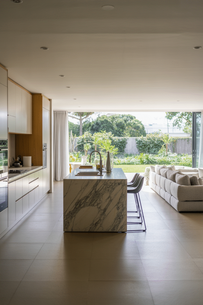 Open Concept Layout kitchen