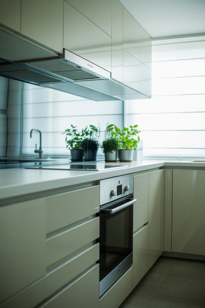 Mirrors to Create Depth kitchen