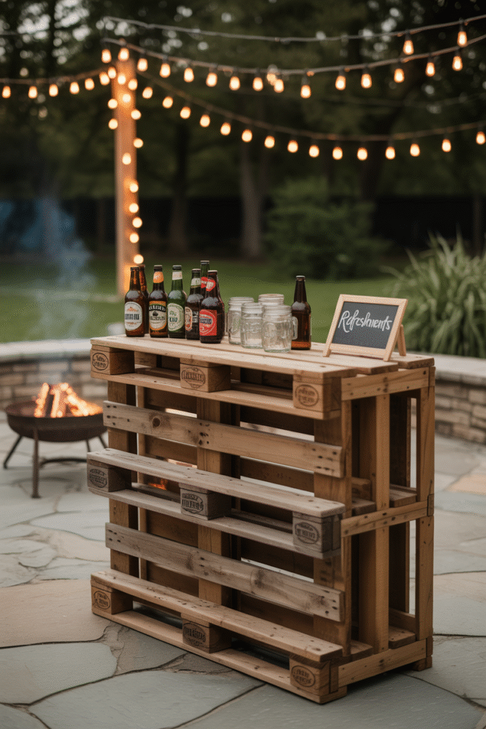 DIY Outdoor Bar