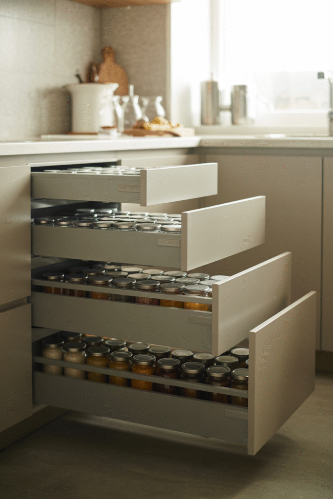 Pull-Out Pantry Drawers kitchen