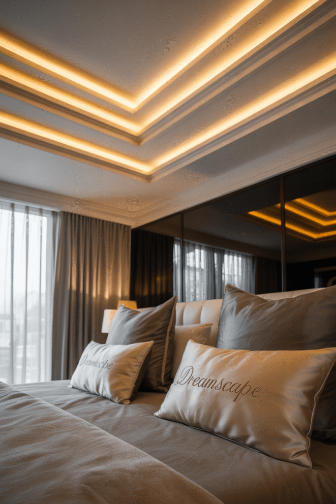 Tray Ceilings with Hidden LED Lighting