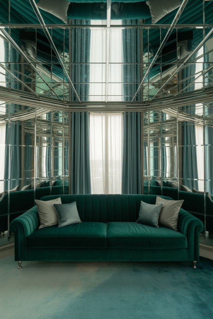 Mirrored Ceilings for Drama