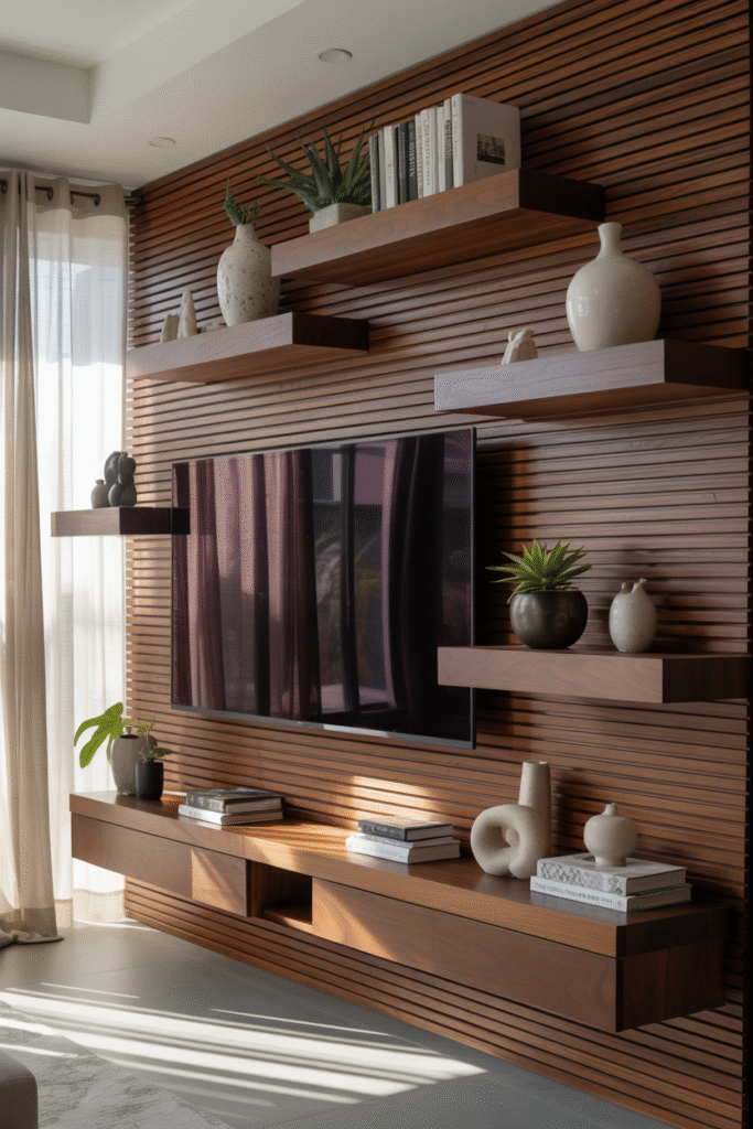 Built-in Shelving Wall