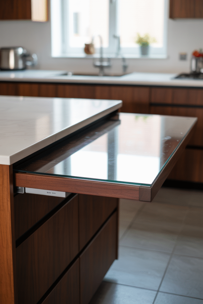 Foldable or Sliding Tables