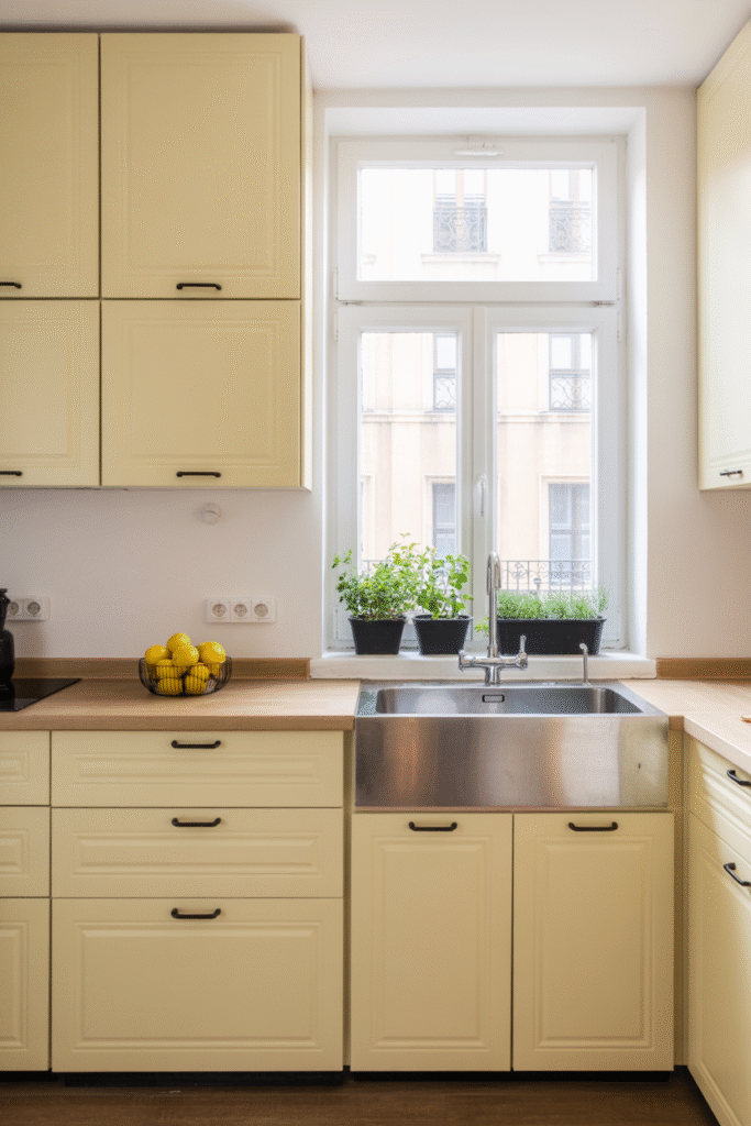 Light-Colored Cabinets
