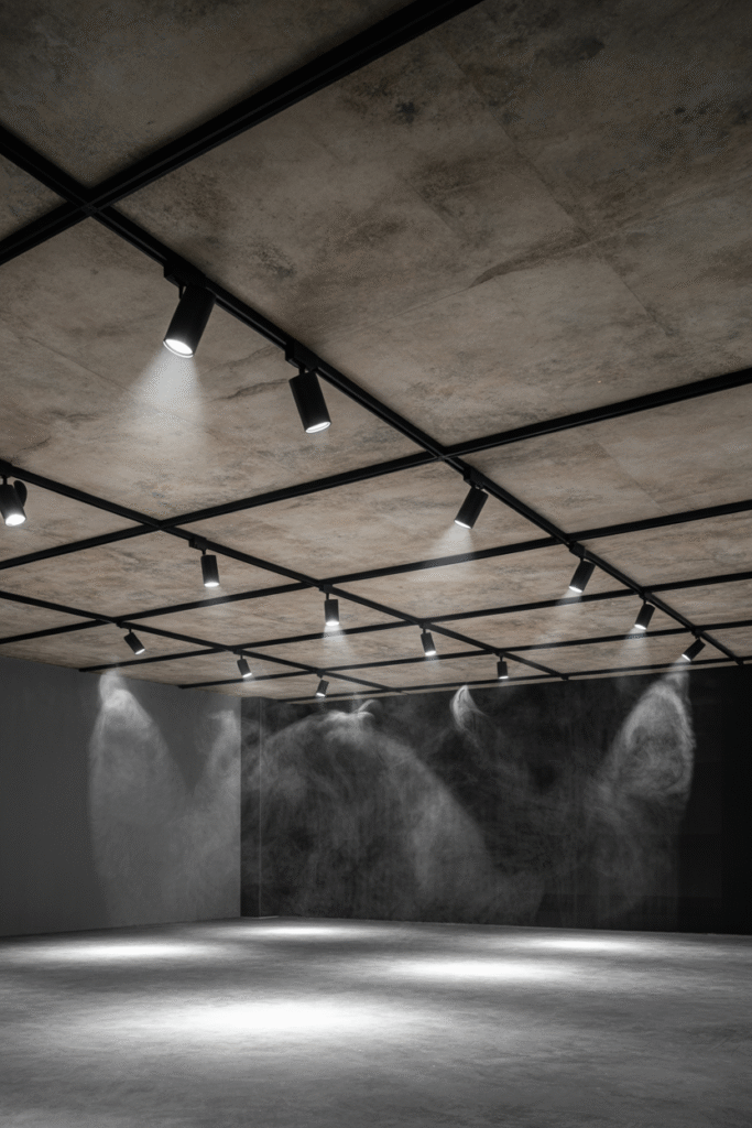 Industrial-Style Concrete Ceilings