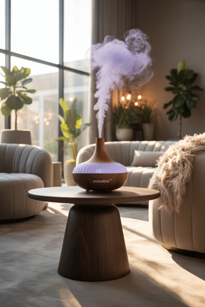 Intelligent Mood-Enhancing Aromatherapy living room 